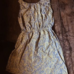 Yellow/Gray floral dress